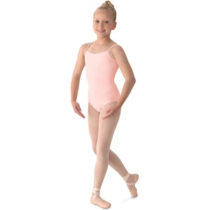 image:imageMirella Girls Classic VBack Camisole Dance LeotardPale Pink