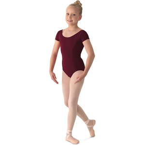 image:imageMirella Girls Princess Seam Cap Sleeve Dance LeotardBurgundy