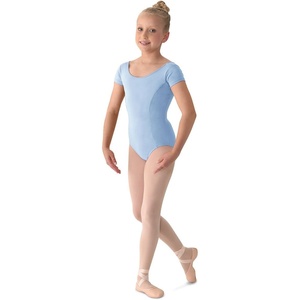 image:imageMirella Girls Princess Seam Cap Sleeve Dance LeotardLight Blue