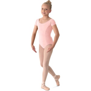 image:imageMirella Girls Princess Seam Cap Sleeve Dance LeotardPale Pink