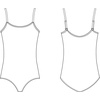 image:imageBloch Dance Girls Pranay Adjustable Strap Camisole LeotardWhite