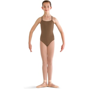 image:imageBloch Dance Girls Pranay Adjustable Strap Camisole LeotardAlmond